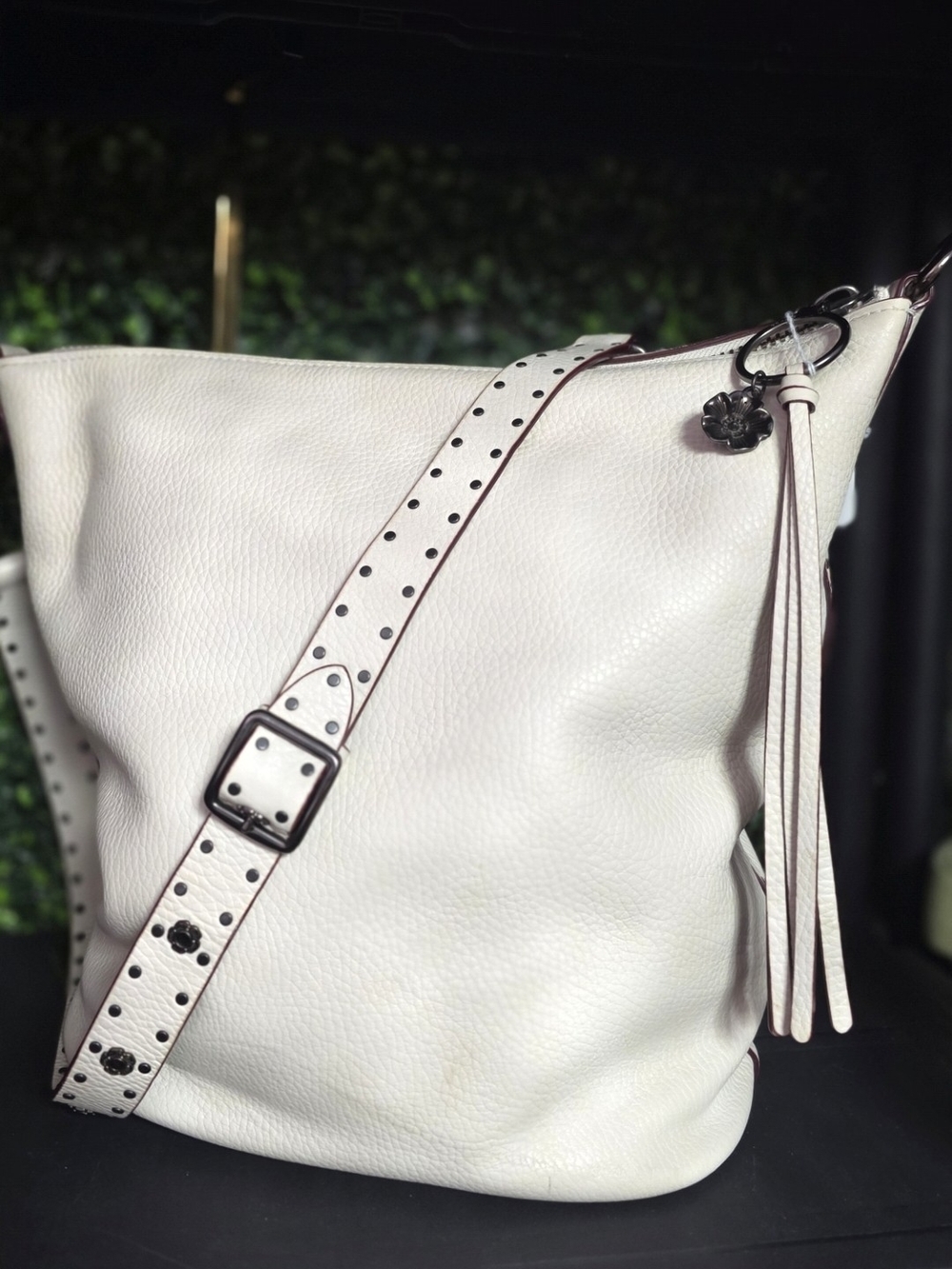 Coach 1941 Duffle Bag in Chalk Leather (#29239)